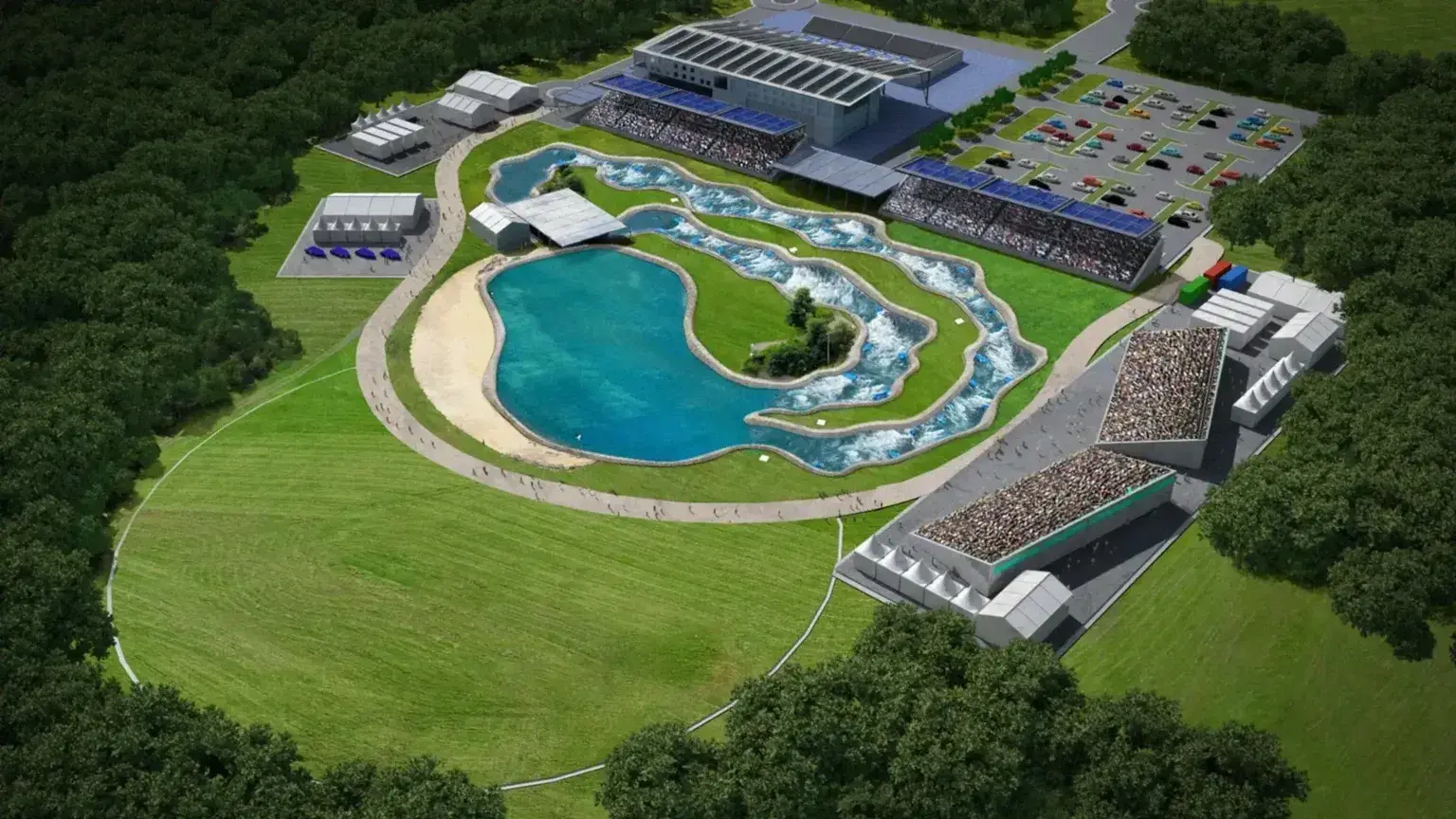 Redland Whitewater Centre, Artist Impression