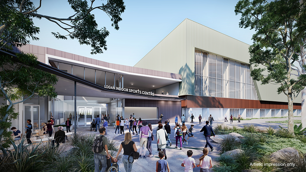 Logan Indoor Sports Centre, artist impression